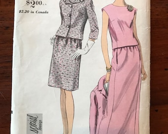 Vintage Vogue Special Design Pattern - Suit in Two Lengths and Overblouse