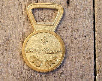 Vintage Bottle Opener KÖNIG-PILSENER, Beer Bottle Opener, German Beer Opener, Collectables