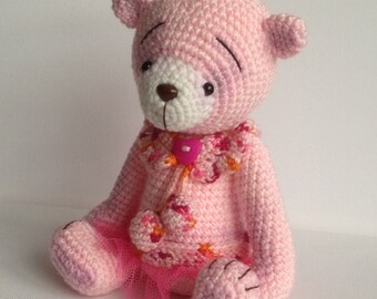 Betty - OOAK Artist Crochet Teddy Bear