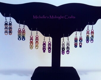 Shaggy Loops Chainmaille Earrings
