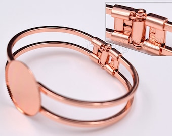 5pcs/Lot 25mm Bezel Bangle Blank-Blank Bracelet Cuff-Round bracelet Settings with TOOTH Edged-Hinged Bracelet-20mm/25mm/30mm Bezel as choose