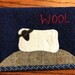 Kit; sweet wool sheep wallet/needle holder/card holder
