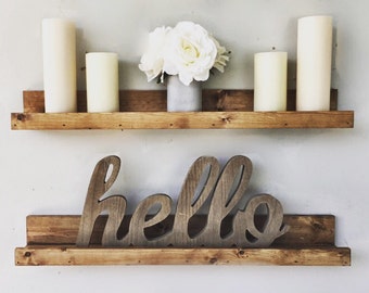 Ledge Shelf, Floating Shelves, Wall Shelf, Picture Ledge Shelf, Gallery Shelf, Nursery, Bookshelf