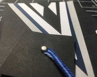 Cap & Gown Graduation Card