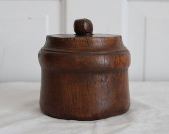 Antique wooden butter mold
