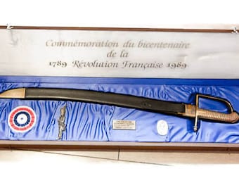Box commemorating the bicentennial of the French Revolution 1789 1989