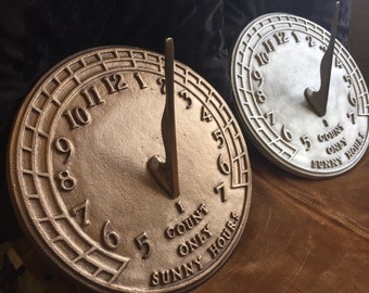 Garden Sundial - Cast "Sunny Days"