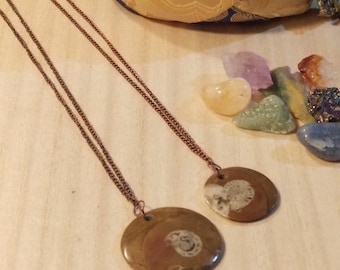 Ammonite Fossil Necklace