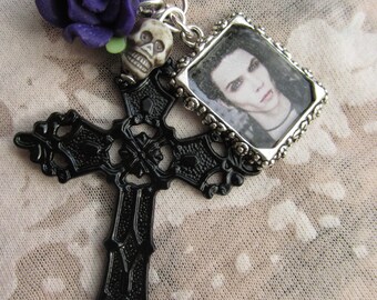 Black Veil Brides Andy Biersack Cross Necklace