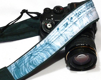Music Camera Strap. Roses and Notes Camera Strap. DSLR Camera Strap. Canon, Nikon Camera Strap. Women Accessories