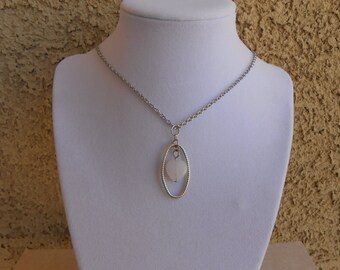 Rose Quartz Heart Necklace