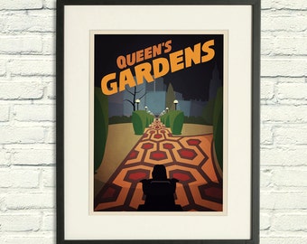 Queen's Gardens - A2 Poster Print