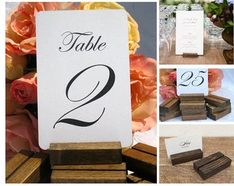 Table Number Holder + Rustic Table Number Holder (Set of 30) ON SALE
