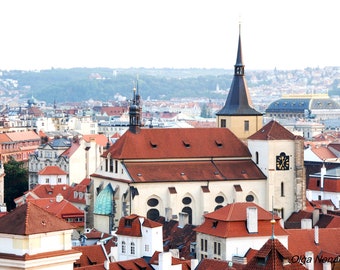 Roofs of Prague Czech Republic JPG File Digital Photo (3)