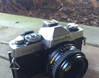 Minolta XG-7 with Rokkor 45mm f/2 Lens