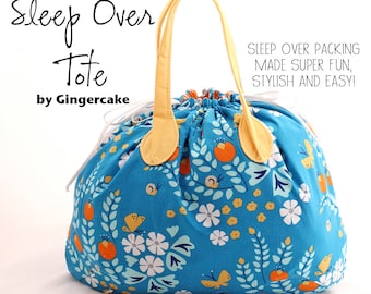 Sleep Over Tote PDF Sewing Pattern