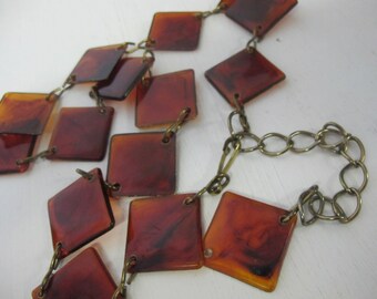 Chain Belt Tortoise Belt Mod Belt 1960s Belt