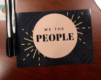 We the People - Resistance Postcard