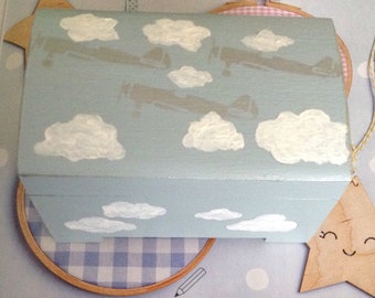 Wooden box for baby's room