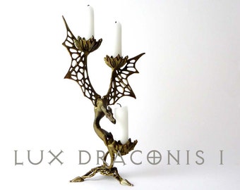3D gedruckte Kerzenhalter LUX DRACONIS 001