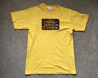 Men's Vintage 90s Walt Disney World Animal Kingdom Lodge T Shirt Size Small