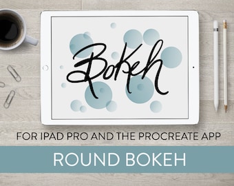 Procreate Brush - Round Bokeh - Scatter Brush for IPad Pro