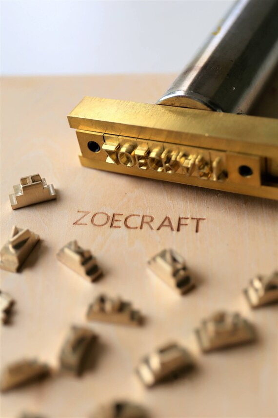 26 interchangeable alphabet letter stamp with t slot holder leather letter stamping