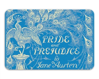 Jane Austen Gifts, Pride & Prejudice Bath Mat, Period Drama Decor, Book Home Decor, Memory Foam Bath Mat, Bathroom Rug - Printed in USA