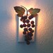 Grapes Night Light PINOT NOIR Grape Collectible Wine Bar Kitchen DECOR