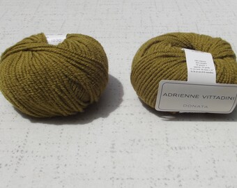 Adrienne Vittadini Donata Yarn, Olive yarn, Destash yarn