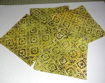 Quilted coasters. Homemade