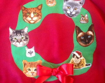 Merry Catsmas Ugly Christmas Sweater ( Sweatshirt Edition )