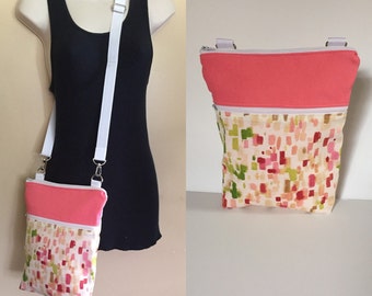 Sale***Pink, adjustable Crossbody/sling/hobo/shoulder bag