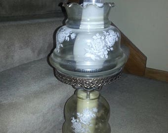 RESERVED**** Vintage Hurricane Lamp