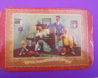 Vintage 6 Gay Nineties Party Mats