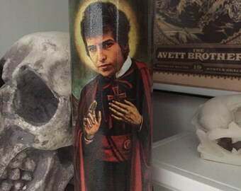 St Bob Dylan Prayer Candle