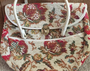 Oversized carpet handbag