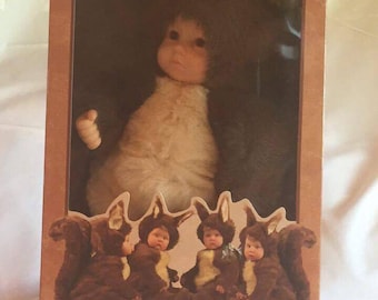 Anne Geddes "Baby Squirrels" Doll