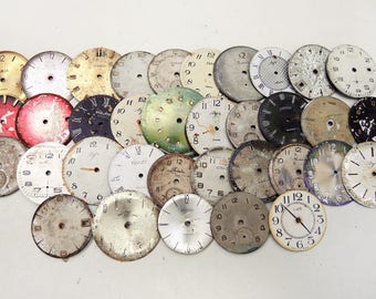 Shabby Watch Faces - set of 35 - c4