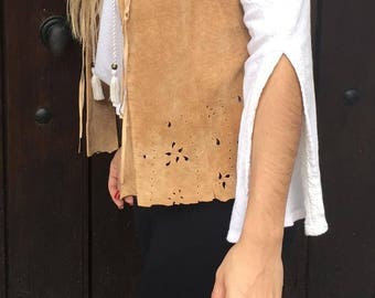 Arden B Leather Vest