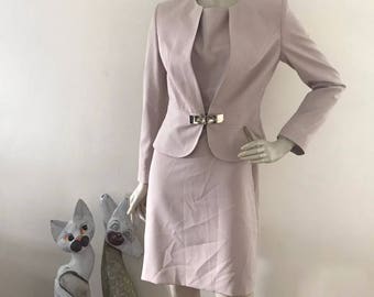 Vintage Schu by Emilio Schuberth Peplum Suit 42/8