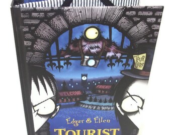 SALE Cover for Kindle Nook or Kobo - Tablet Case made from a Edgar and Ellen tourist Trap Book Ereader Cover