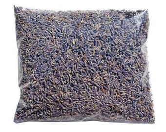 Organic Bulk Dried Lavender .Ultra Blue, Rich Fragrance.Fresh Scent for years . 1/5 pound Bulk .
