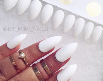 Matte Press On Nails