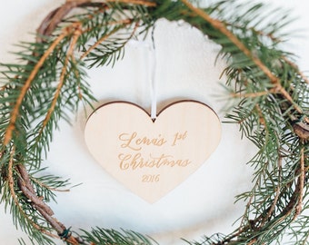 Custom Baby's 1st Christmas Ornament
