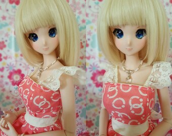 Soft, Silky, Synthetic Wigs for Smart doll, Dollfie Dream, SD BJD 1/3 or 1/4 22-24cm head