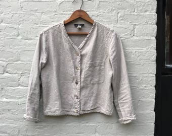 Linen Minimalist Jacket