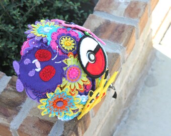 Pokemon Felt Embroidered Bouquet