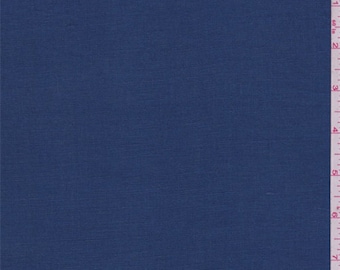 Deep Sea Blue Linen, Fabric By The Yard