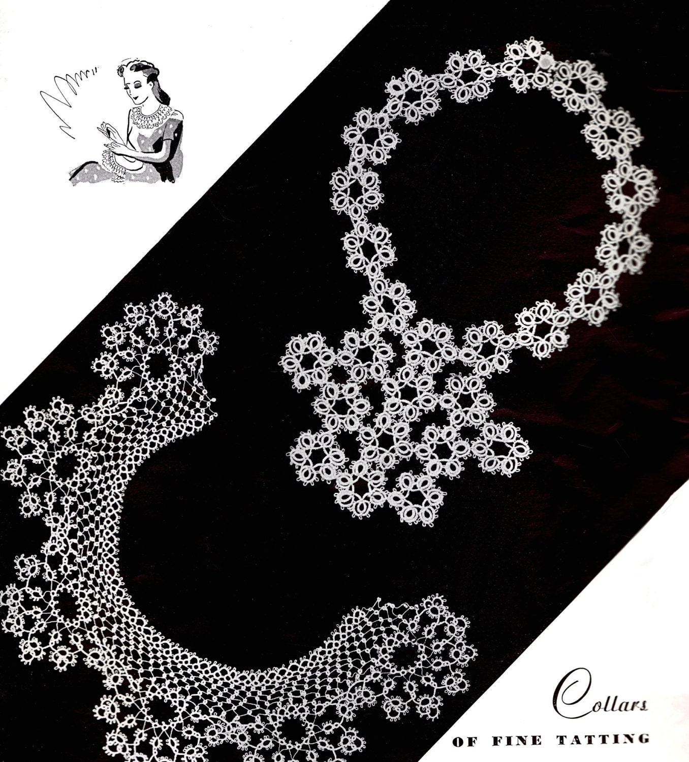 Vintage Tatting Patterns Motifs Insertions Luncheon
